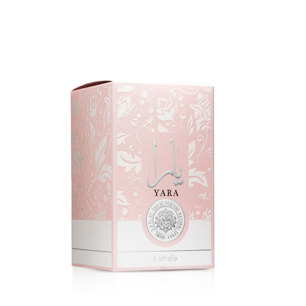 Yara - Vanilla, Gourmand, Fruity, Floral - Eau De Parfum Long-Lasting Fragrance for Women, 3.40 Ounce / 100 Ml
