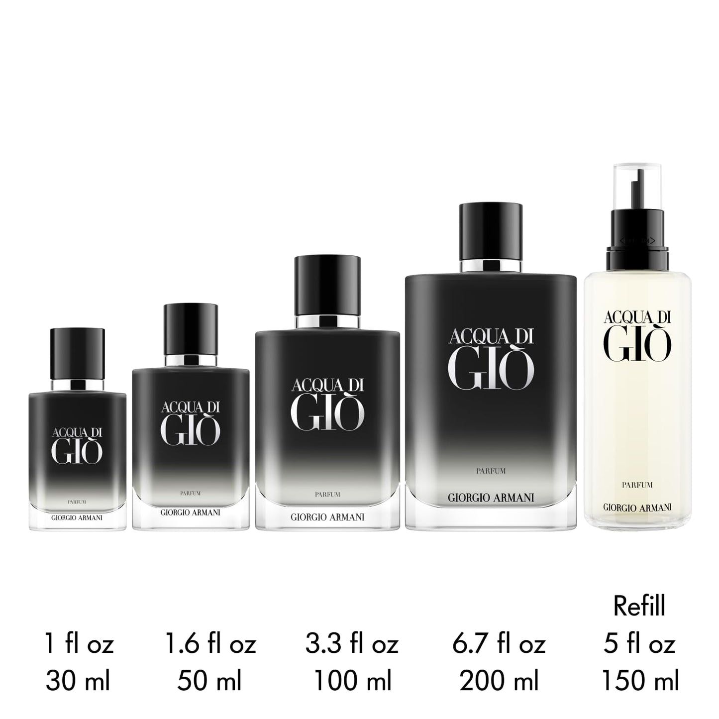 - Acqua Di Giò - Parfum - Cologne for Men - Fresh & Woody Men’S Fragrance - Bergamot, Ginger, Marine, Geranium, Rosemary, Clary Sage, Patchouli, Incense Notes