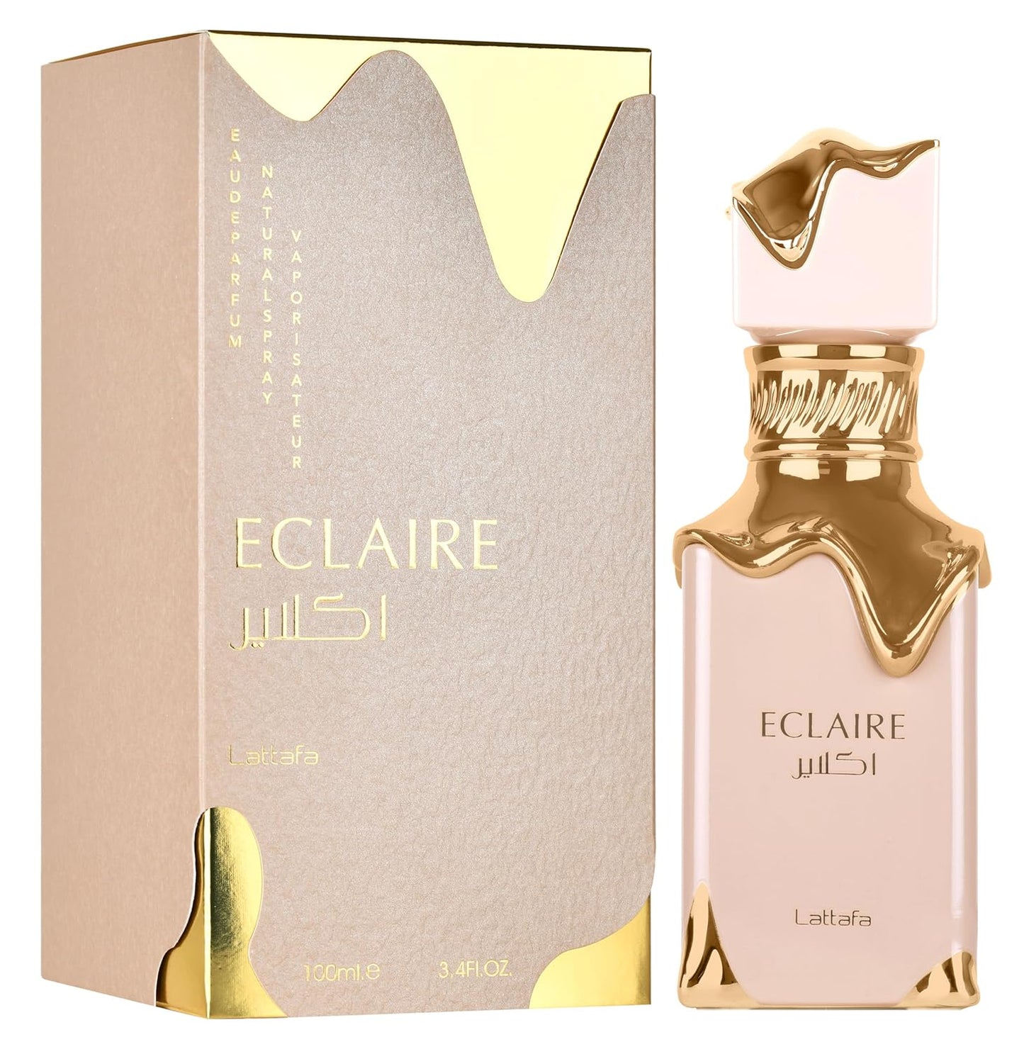 Eclaire - Vanilla, Caramel, Sweet, Floral - Eau De Parfum Long-Lasting Fragrance for Women, 3.40 Ounce / 100 Ml