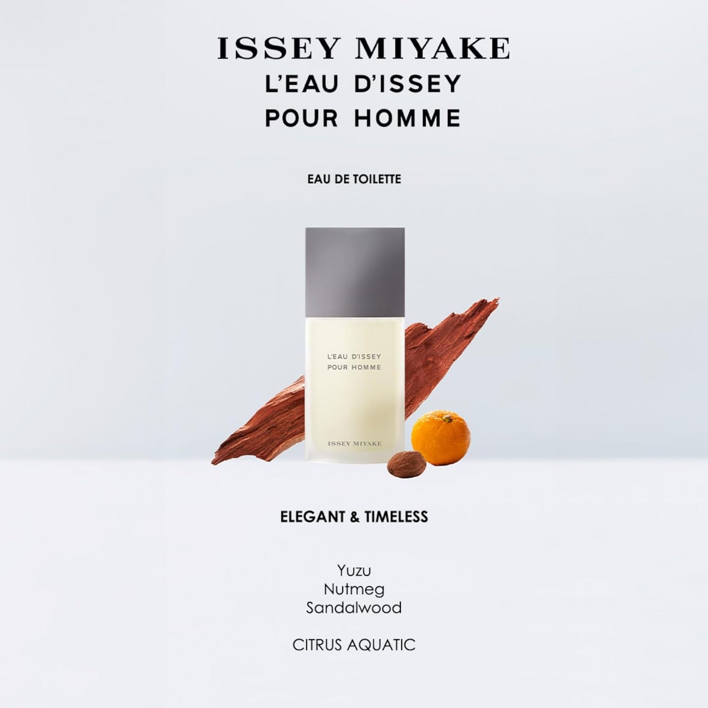 L'Eau D'Issey Pour Homme Eau De Toilette - Fragrance for Men - Pure & Fresh - with Notes of Yuzu, Nutmeg & Sandalwood