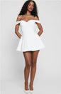 Women's Black And White Patchwork Summer Dress Y2K Trend Slash Neck Backless Sweet Girl Chic Ruched Mini Bodycon Streetwear