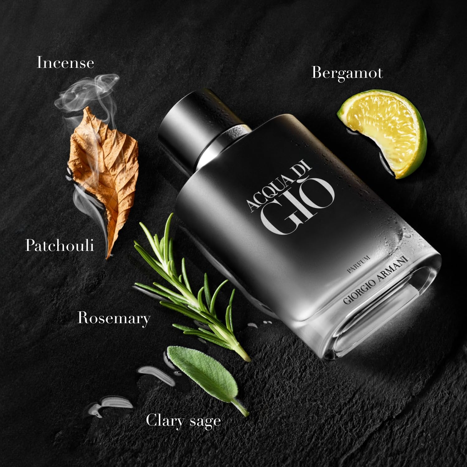- Acqua Di Giò - Parfum - Cologne for Men - Fresh & Woody Men’S Fragrance - Bergamot, Ginger, Marine, Geranium, Rosemary, Clary Sage, Patchouli, Incense Notes