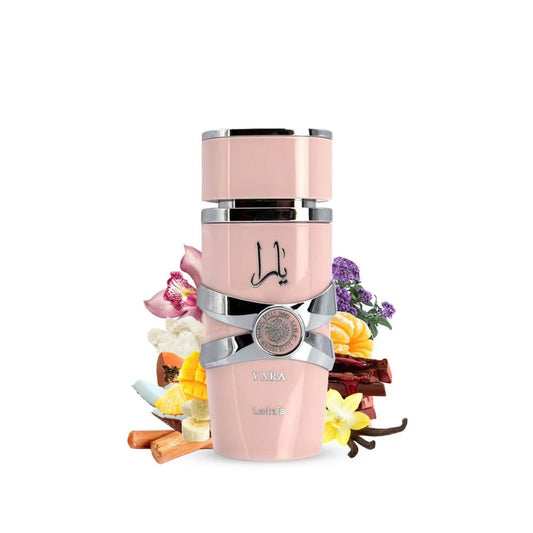 Yara - Vanilla, Gourmand, Fruity, Floral - Eau De Parfum Long-Lasting Fragrance for Women, 3.40 Ounce / 100 Ml
