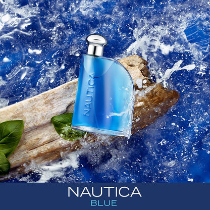 Blue Eau De Toilette 3.4 Fl Oz (Pack of 1), Notes of Basil, Jasmine, and Cedarwood, Men'S Fragrance, Long Lasting, Everyday Fragrance, Travel Size