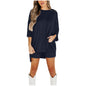 Summer Shorts Suit Fashion Loose Short-sleeved T-shirt And Slim Tight Pants Women's Clothing